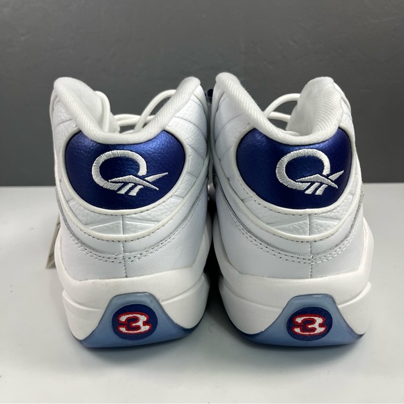Reebok Question Mid Blue Toe 2022 “Allen Iverson” GX0227 Mens - Picture 5 of 9
